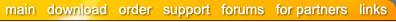 Smiley website navigation bar
